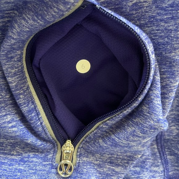 Lululemon Star Runner Pullover Pigment Blue size 6 rare - Picture 15 of 15
